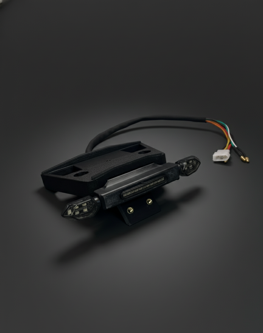 Support de plaque amovible pour supermot